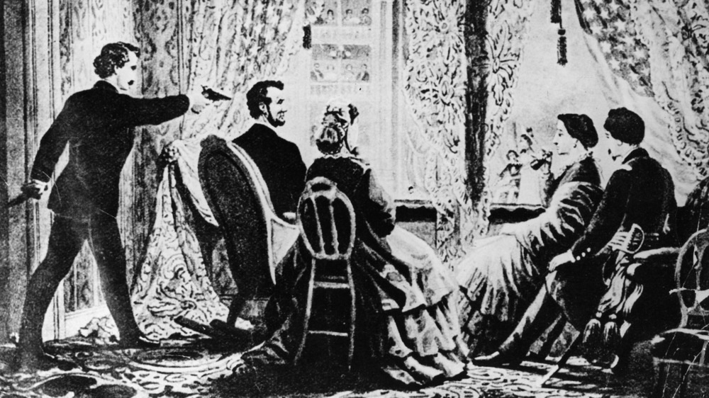 John Wilkes Booth shooting Lincoln