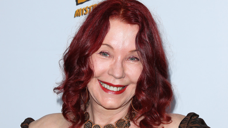 pamela des barres red hair smiling