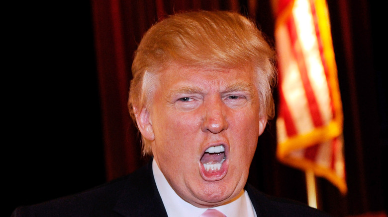 Trump belts out 'You're Fired!'