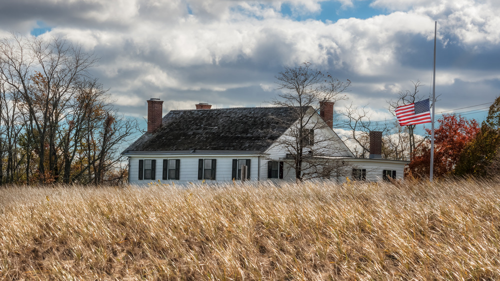 Seabrook-Wilson House from the dunes