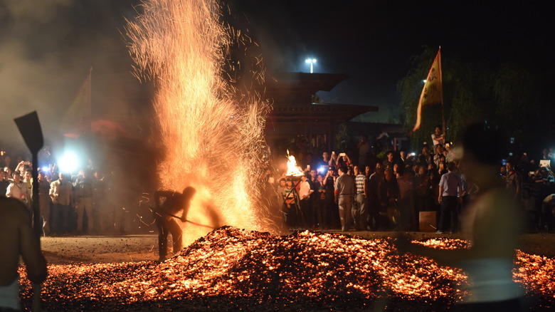 Fire walk