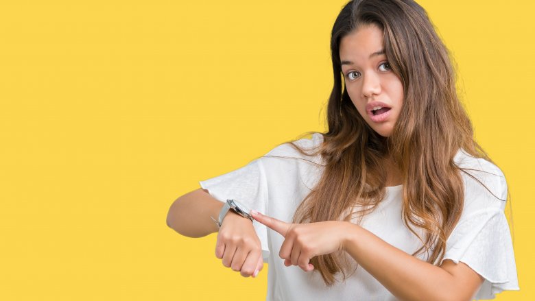 woman waiting impatient joint crack