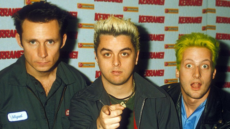 Green Day posing