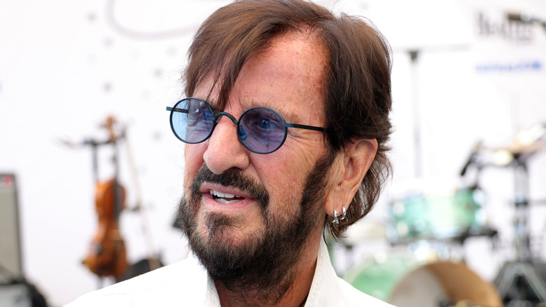 Ringo Starr speaking onstage
