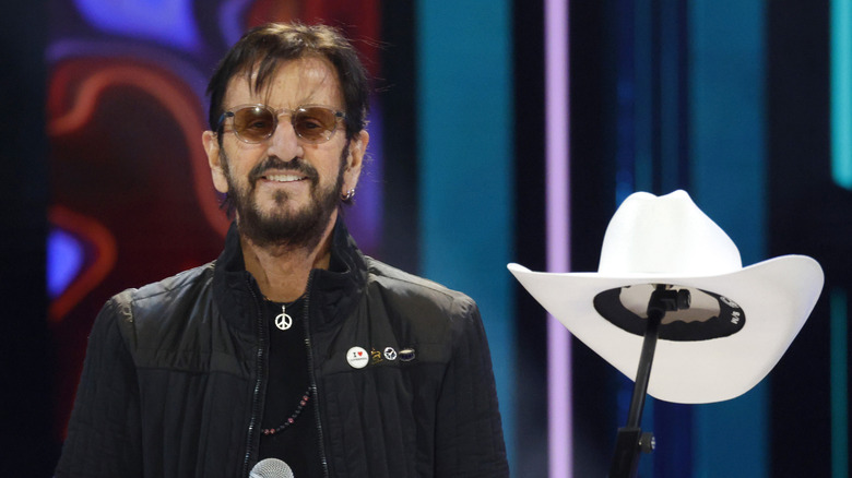 Ringo Starr performing onstage