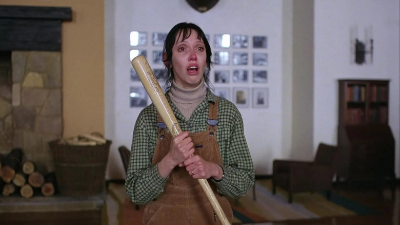 Shelley Duvall holding bat