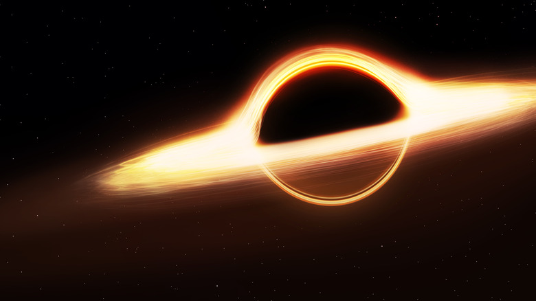 Artist's illustration of a black hole