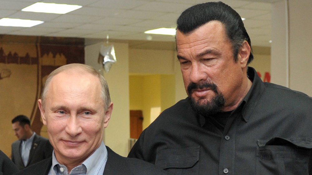 Steven Seagal and Vladimir Putin