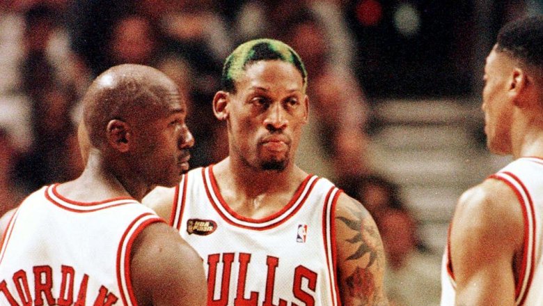 dennis rodman michael jordan scottie pippen