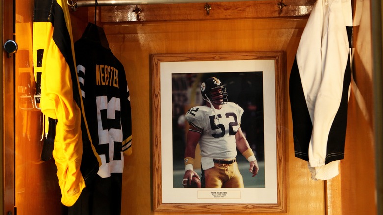 mike webster's locker steelers hall of fame