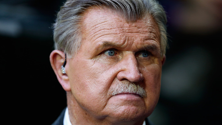 mike ditka posing