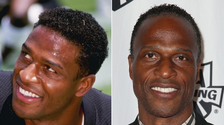Willie Gault '85 bears and smiling