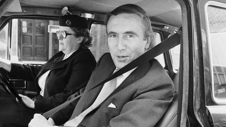 Picture taken after compulsory seatbelt bill