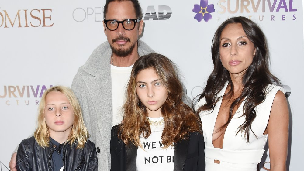 Chris Cornell and family