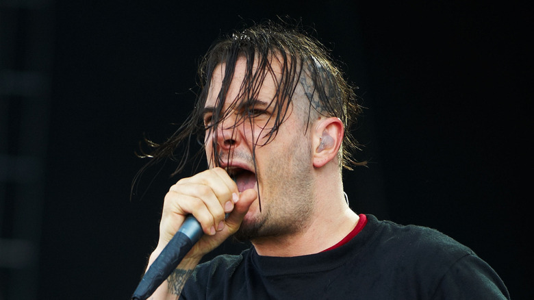 Phil Anselmo singing onstage
