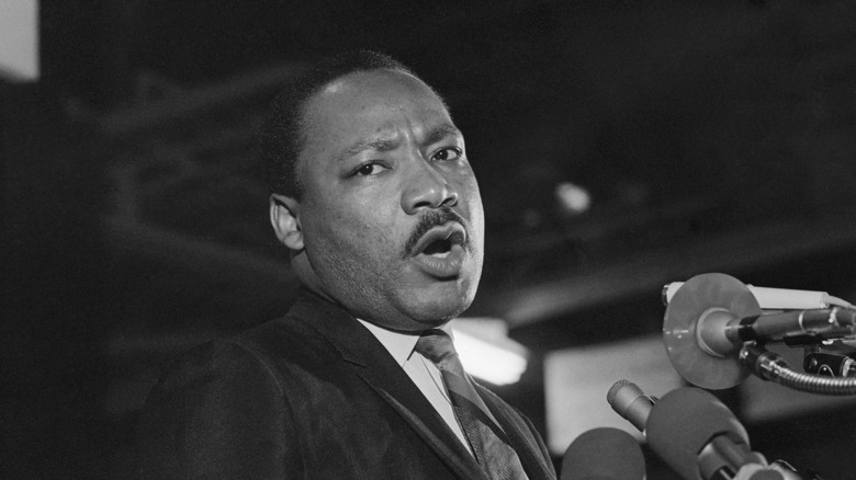 Martin Luther King Jr. delivering "I've Been to the Mountaintop" speech, April 1968
