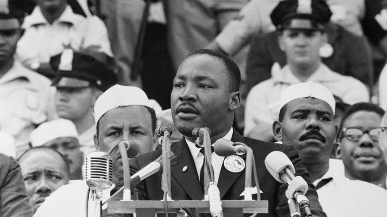 Martin Luther King Jr. during 1963 I Have a Dream speech
