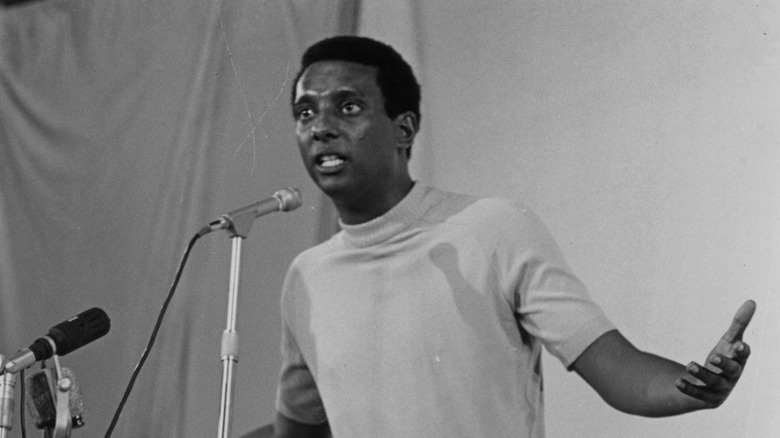 Stokely Carmichael speaking in 1967