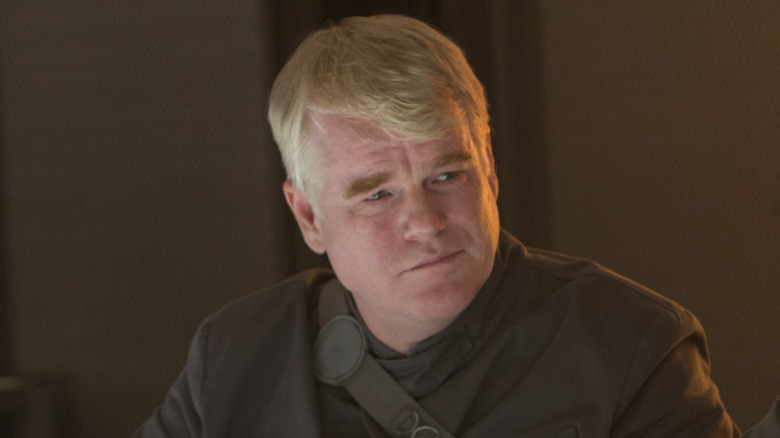 Philip Seymour Hoffman in Mockingjay Part II