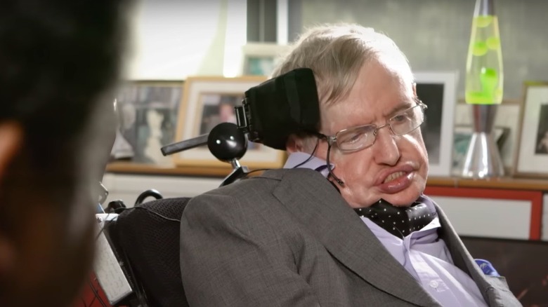 Steven Hawking appearing on Neil deGrasse Tyson's StarTalk