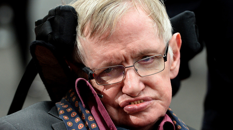 Stephen Hawking at premiere of Interstellar