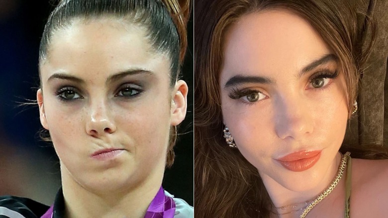 McKayla Maroney smirking and in Twitter photo