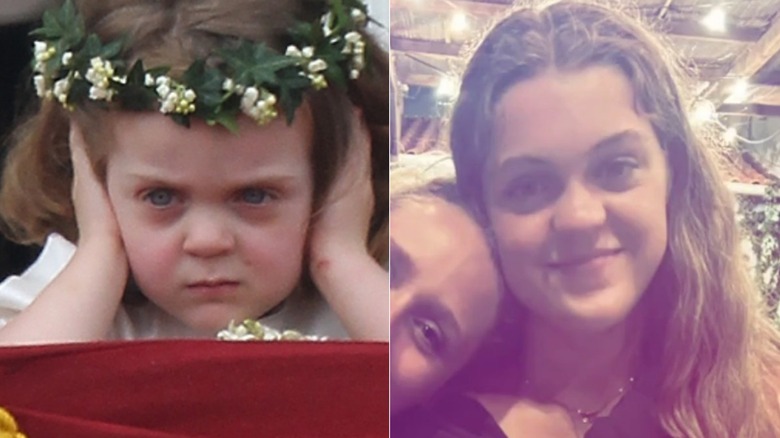 Grace Van Cutsem at royal wedding 2011 and in 2020s