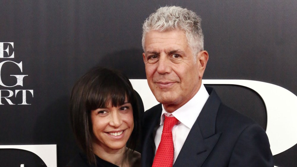 Anthony Bourdain and Ottavia Busia