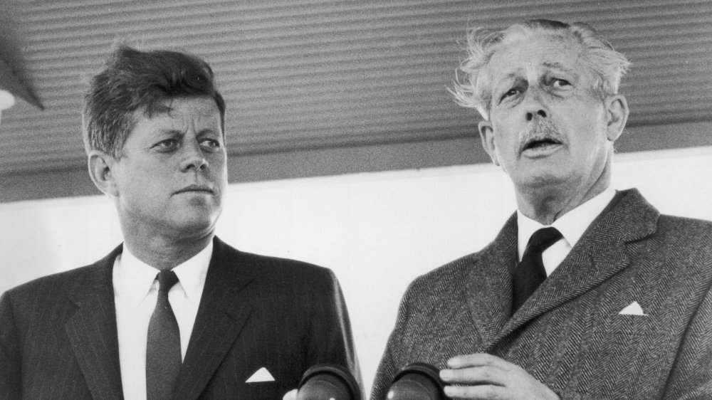 US president John F Kennedy and British prime minister Harold Macmillan