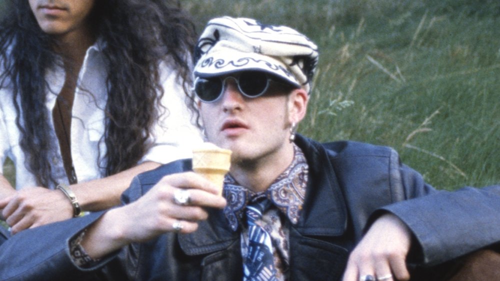 Layne Staley backstage at Lollapalooza