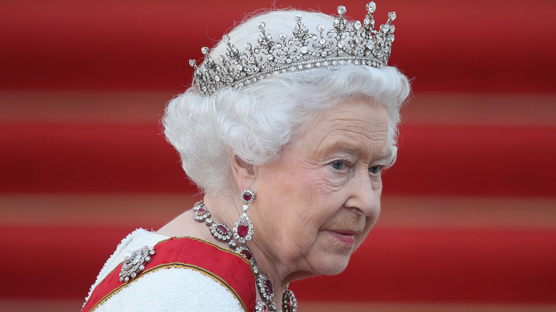 Queen Elizabeth in Germany in 2014