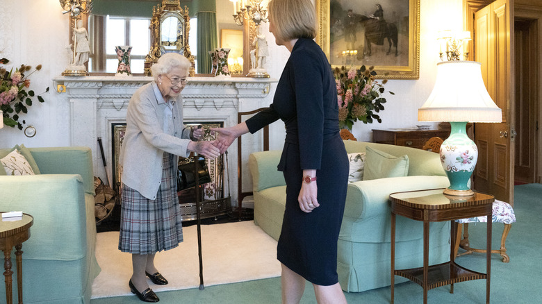 Queen Elizabeth and Liz Truss