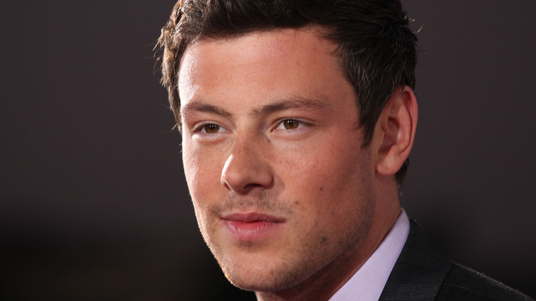 Cory Monteith at a movie premiere 