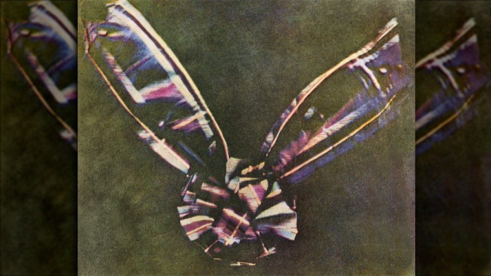 Tartan Ribbon, photograph taken by James Clerk Maxwell in 1861.