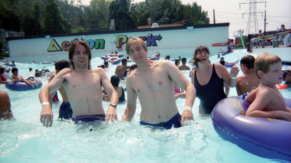 Friends in Tidal Wave Pool Action Park New Jersey