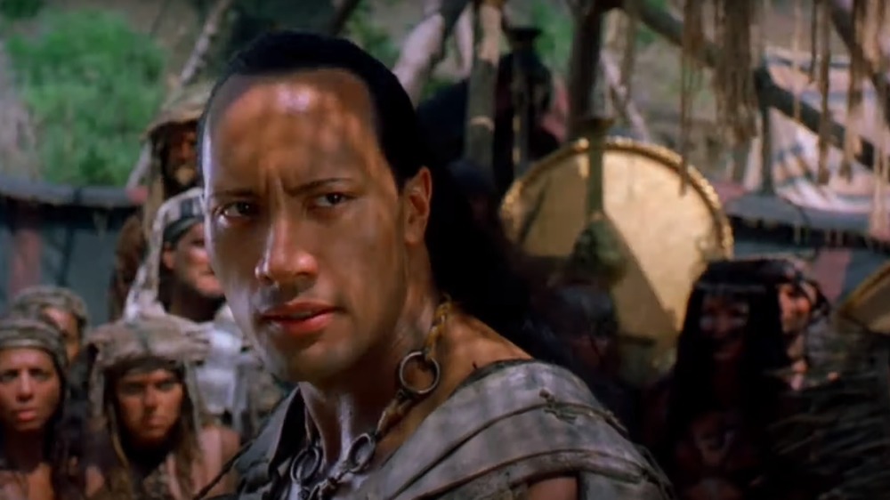 Dwayne "the Rock" Johnson in The Scorpion King