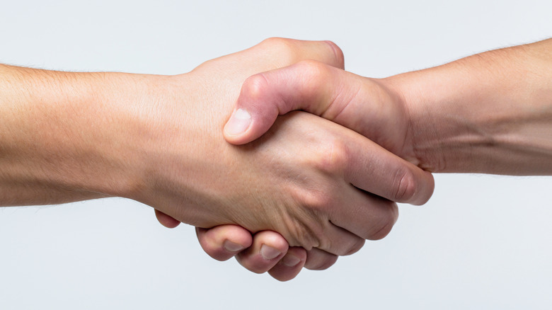 shaking hands