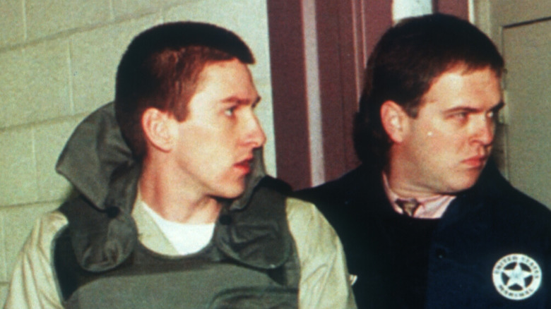McVeigh in handcuffs
