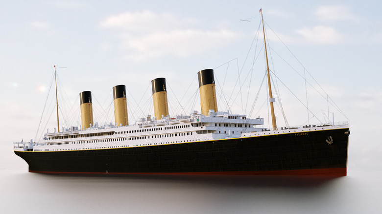 painting of the titanic