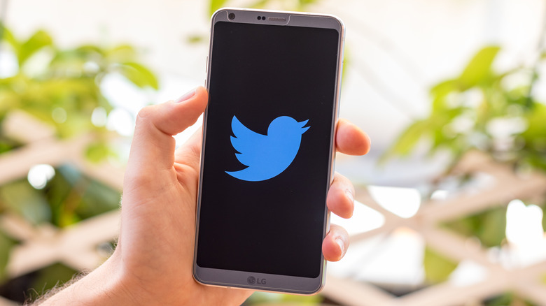 Twitter on cell phone
