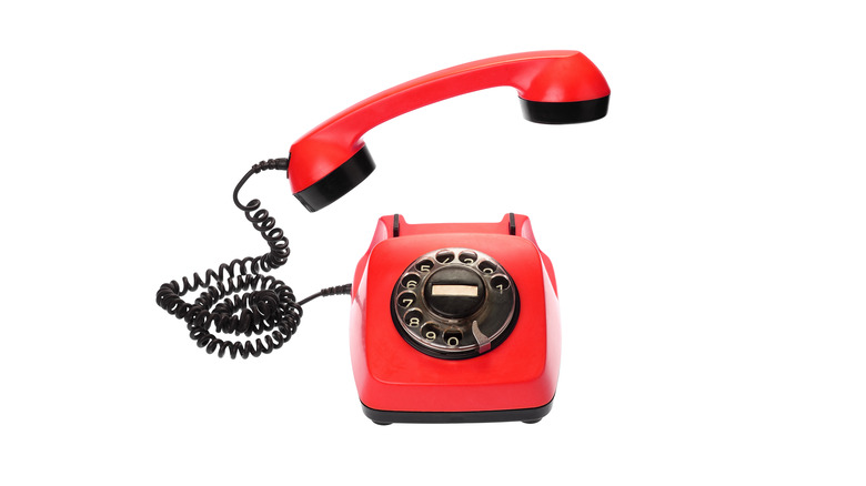 A red telephone
