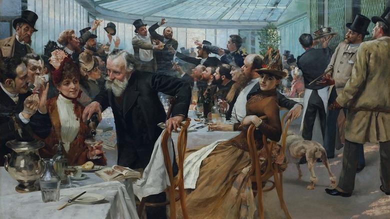 The Scandinavian Artists' Lunch, Hugo Birger