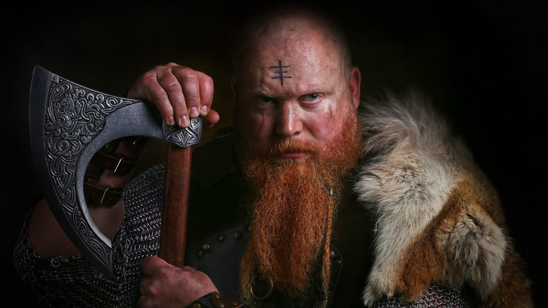 actor dressed as a viking