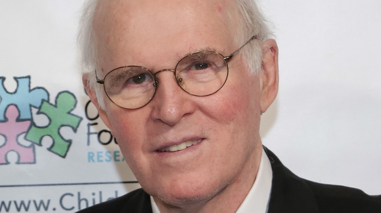 Charles Grodin poses at event