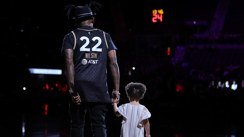 Coolio with his granddaughter