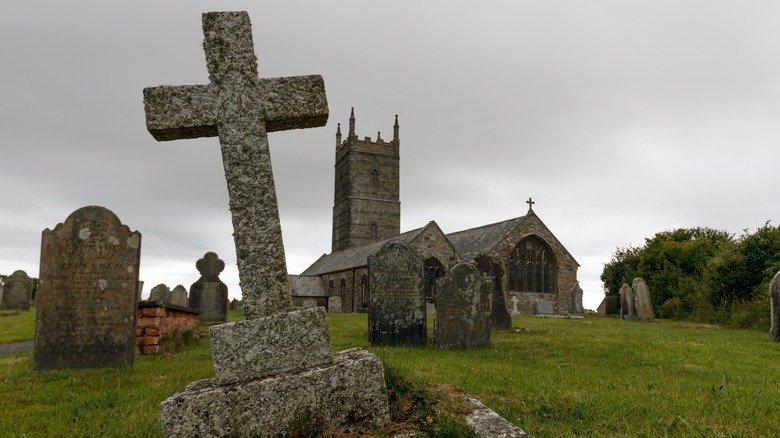 graveyard in the U.K.