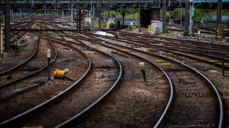 train tracks in England