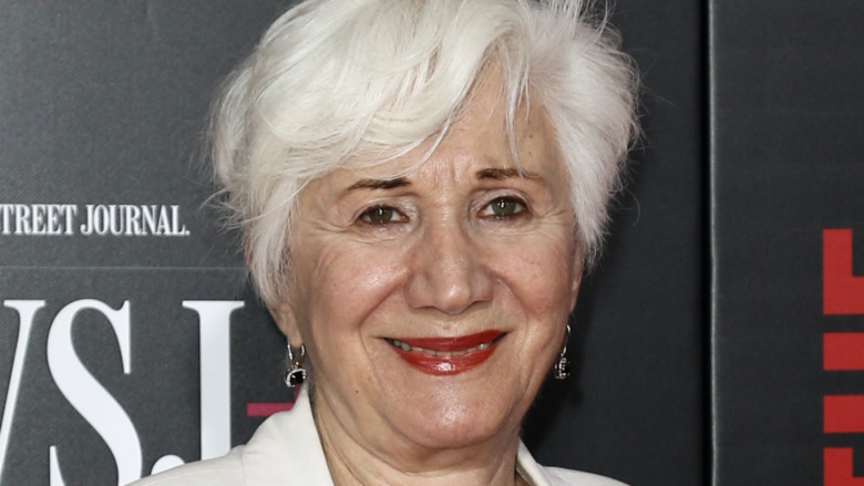 Olympia Dukakis in white