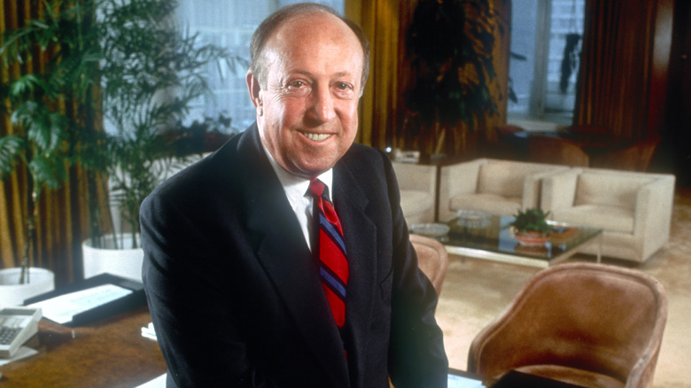 Pete Rozelle in his office