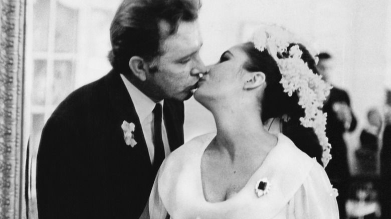 Burton and Elizabeth Taylor's wedding